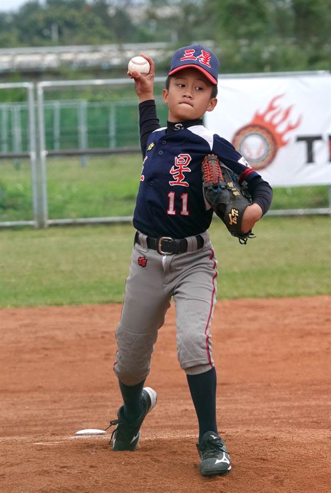 三星国小陈宥瑞。（毛琬婷摄）