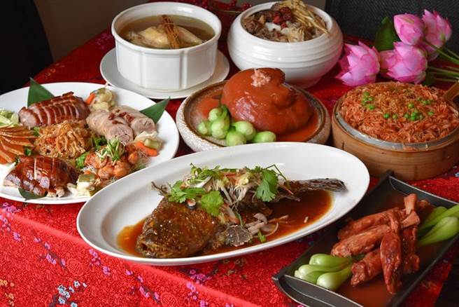 （高雄各大饭店春节围炉宴传出预订爆满情况。图／翰品酒店提供。）