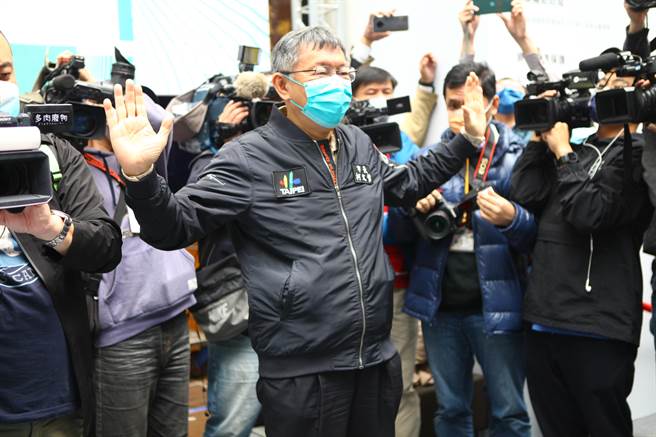 台北市长柯文哲。（张立勋摄）