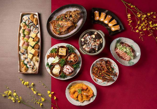 新竹喜來登中、西、日廚聯手推最強外帶年菜，最低折扣82折起。（新竹喜來登提供／羅浚濱新竹傳真）