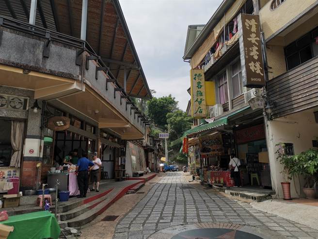 泰安乡的清安老街，以出产豆腐闻名，有豆腐街称号。（谢明俊摄）