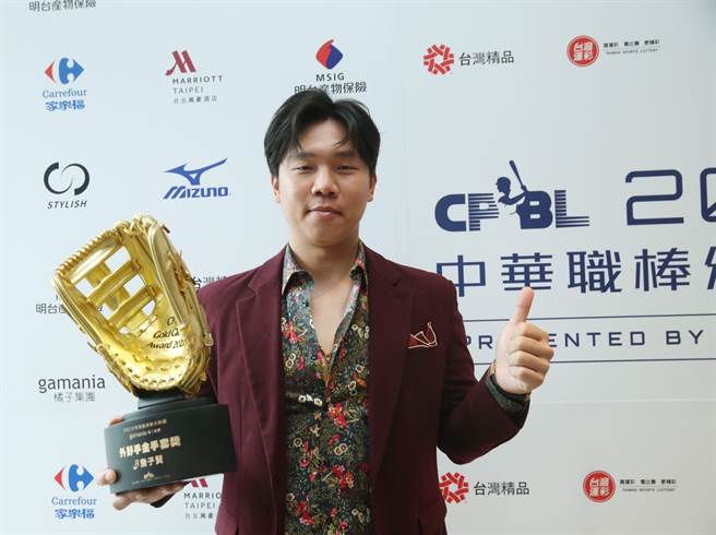 中信兄弟詹子賢。（陳怡誠攝）