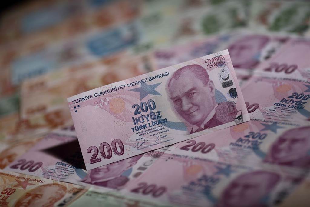 200元的土耳其里拉，钞票人物是土耳其共和国国父凯末尔。图/路透(photo:ChinaTimes)