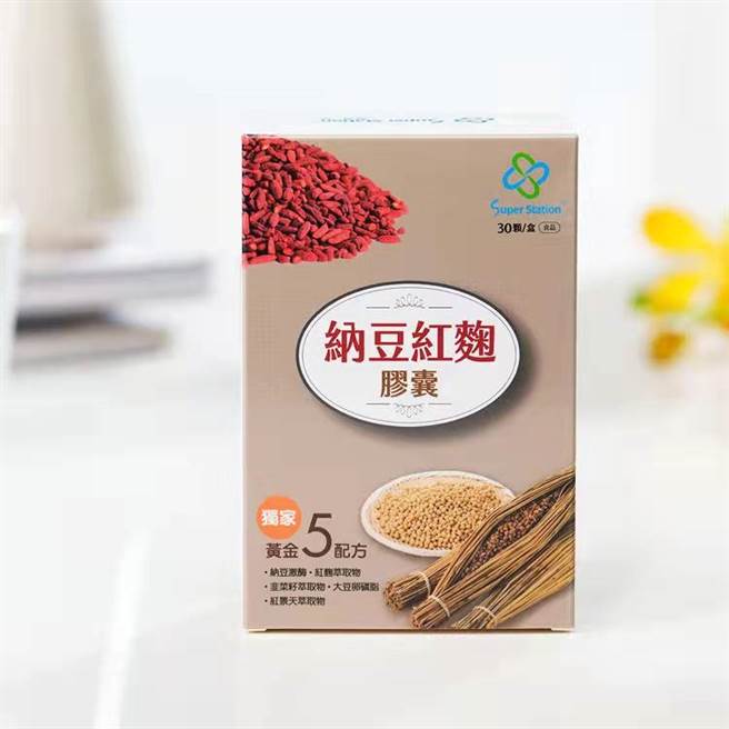 补充纳豆红麴胶囊，帮助新陈代谢。(图／超级站提供)