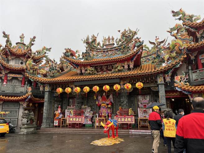 桃園市蘆竹區誠聖宮主祀關聖帝君，是大坑口地區居民信仰中心。（陳夢茹攝）