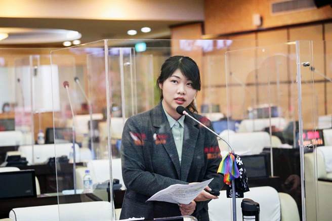 针对临时会流会一事，林易莹强调一切按照议事规则程序进行。（林易莹提供／洪荣志台南传真）