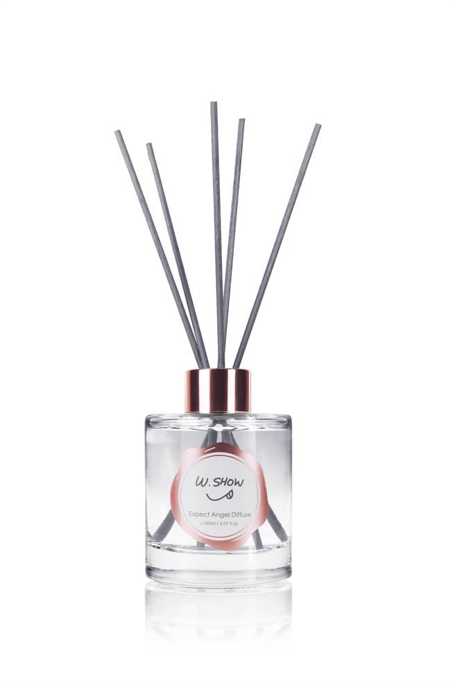 W.SHOW守候天使擴香，搭配組合全效玫瑰水耶誕版組成限量禮盒，售價2288元。（Ｗ.SHOW提供）