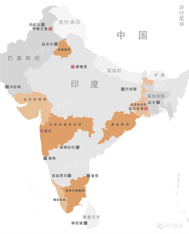 印度几大着名侨乡。（作者提供）