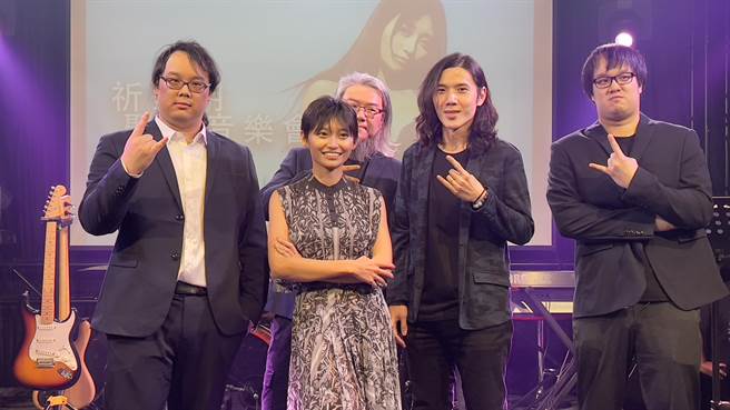 女星兼歌手祈锦鈅。(图/李俊毅 摄)
