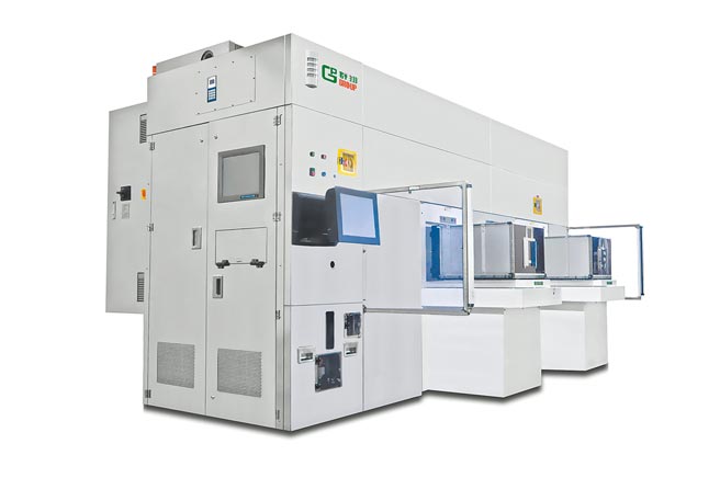 群翊工業研製的自動烘烤系統。圖／群翊提供
