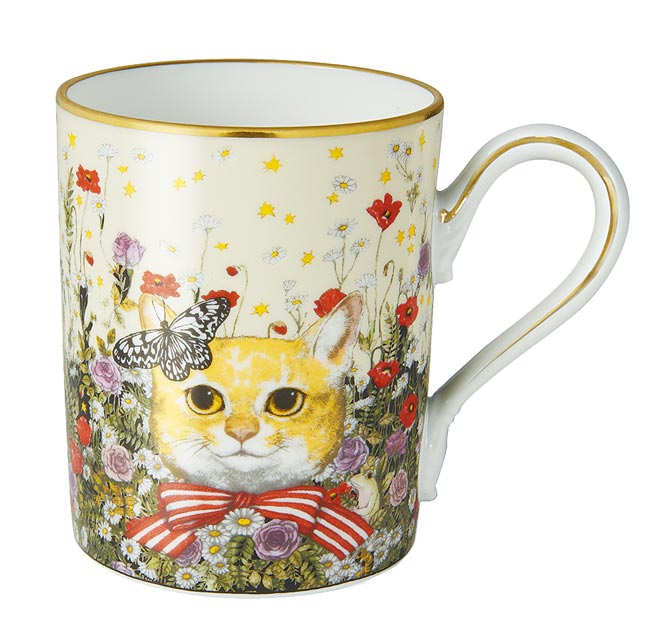 Gucci猫咪印花杯子8500元。（Gucci提供）