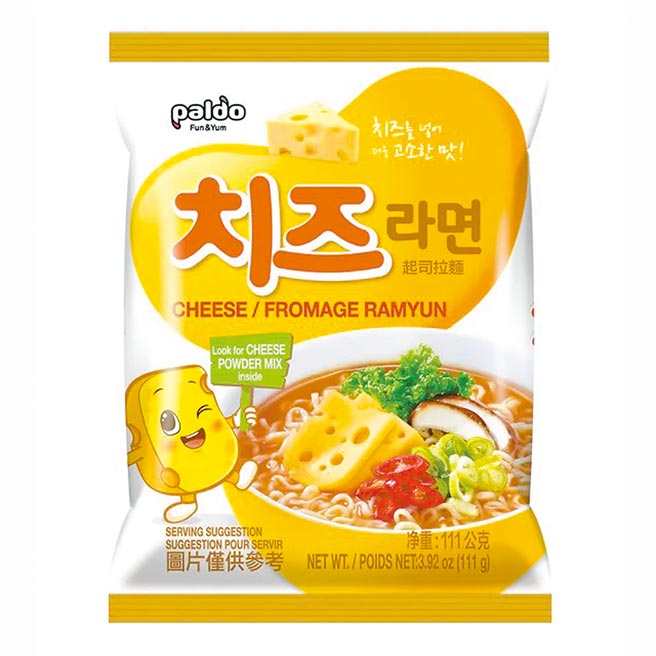 OK超商Paldo起士拉麵餐，59元。（OK提供）