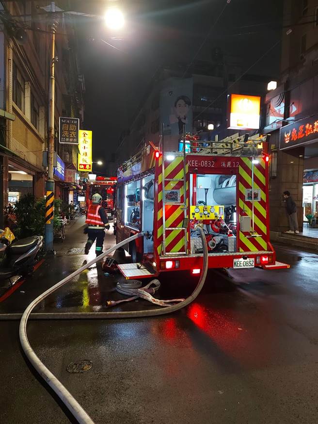 板桥金门街火警，1名男子命丧火场。（民眾提供）