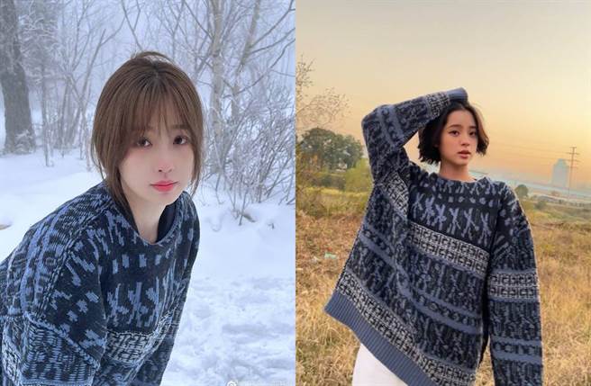 歐陽娜娜被指看起來比虞書欣還顯老。(圖／翻攝自微博)