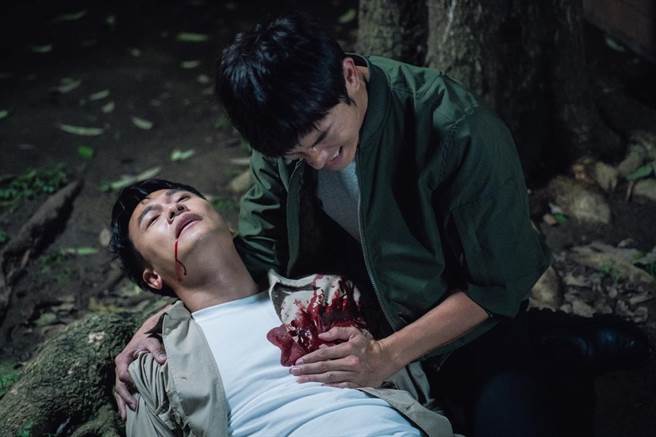 宥勝劇中再出任務時痛失好兄弟王振復。（TVBS提供）