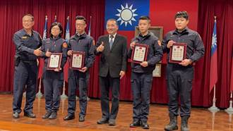 侯友宜授階96名升職官警 4勇警獲頒「強悍執法獎」