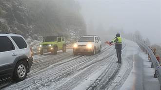 合歡山雪季月底啟動交管 警編排勤務力求交通順暢