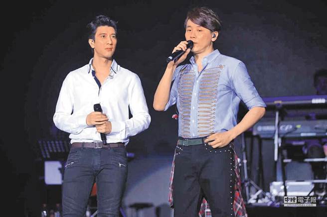 王力宏与陶喆交情深厚。（取材自微博）