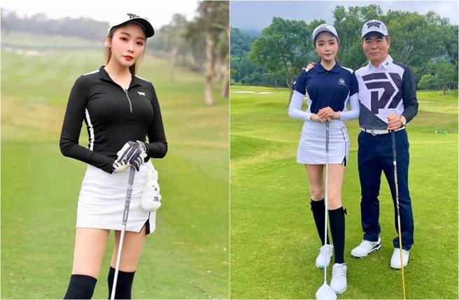 成语荞透露为了能跟爸爸有共同兴趣开始学打高尔夫，却被酸目的是想嫁豪门。(取材自成语荞 Jenny Cheng脸书)