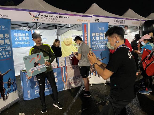 2025双北世壮运参透过参与2021万金石马拉松位赛事宣传。（世壮运提供）