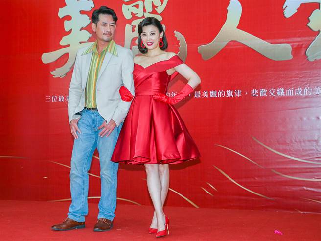 方馨與柯叔元劇中配對。（粘耿豪攝）