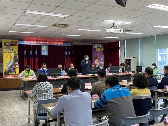 淡水警治安会报 聚焦「反诈骗」与「防治超商暴力」超给力（淡水警提供／戴上容新北传真）