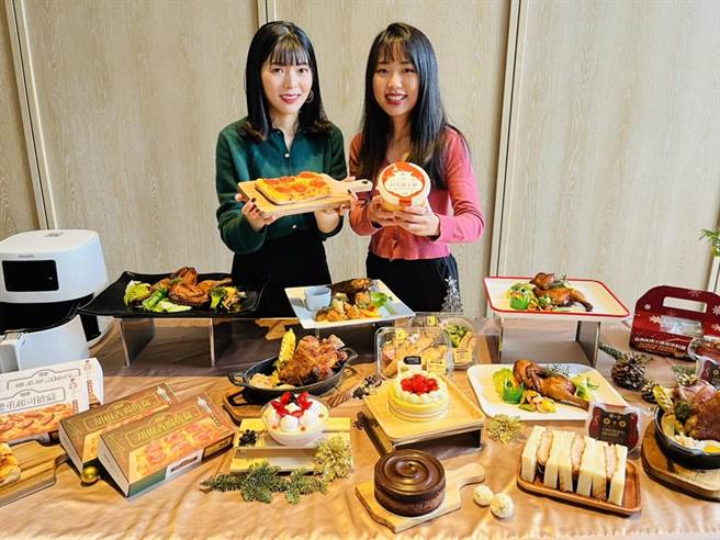 全联耶诞飨宴派对美食 PX Pay支付单笔满额回馈10％。（全联提供）