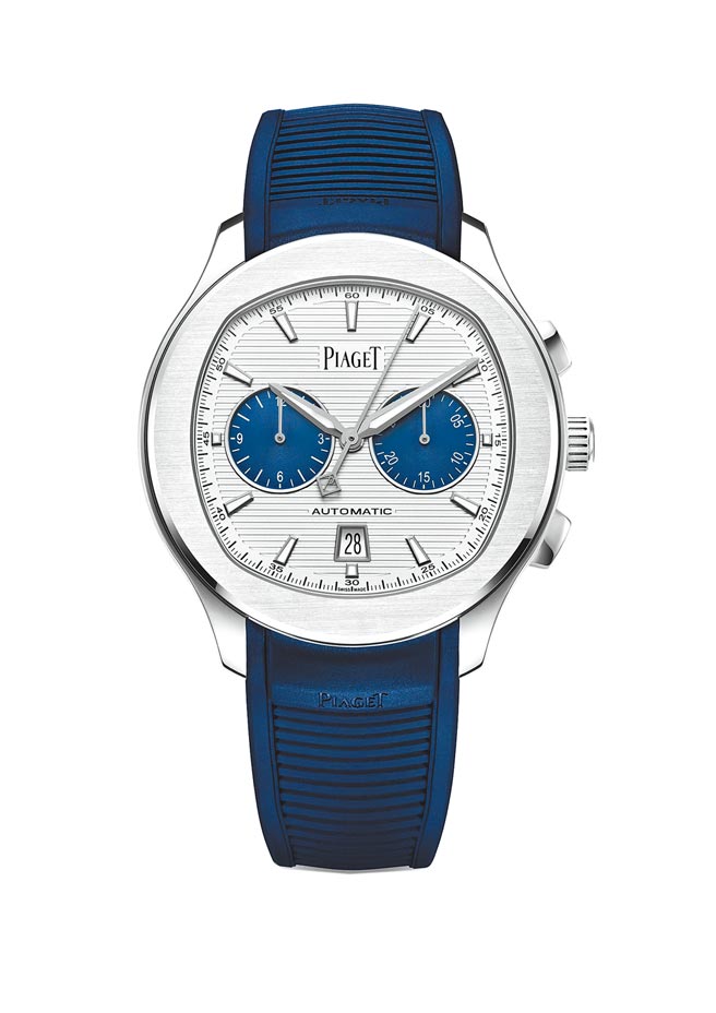 伯爵Polo系列精钢自动上炼计时码表，47万9000元。（伯爵提供）