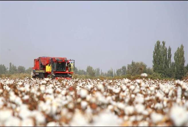 大陆外交部抗议美国新疆强迫劳动法案。取自中新社
