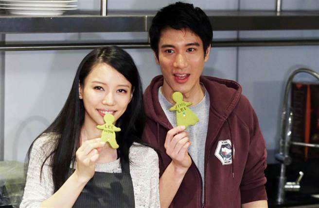 李靚蕾與王力宏。（本報系資料照）