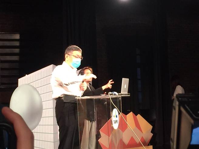 台北市長柯文哲。（張立勳攝）