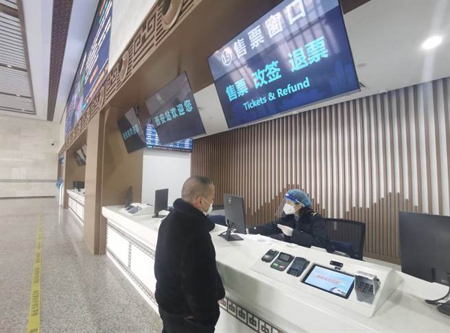 西安高铁、列车大范围停运。取自环球网