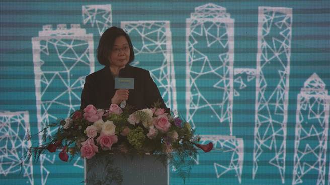 蔡英文总统说，南部将来会是很有竞争力的高科技所在地，也会是全球最重要的高科技聚落。（林雅惠摄）