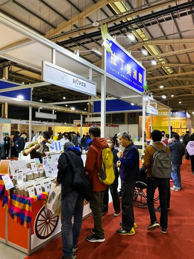 台中最大食饮品专业展开展，拉美馆再度成为採购亮点。图／贸协提供