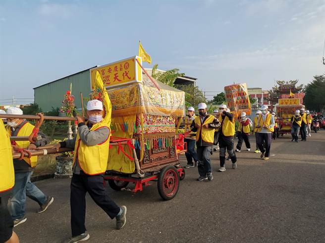 「西港刈香」辛丑香科遶境因疫情延至12月24至26日展开。（刘秀芬摄）