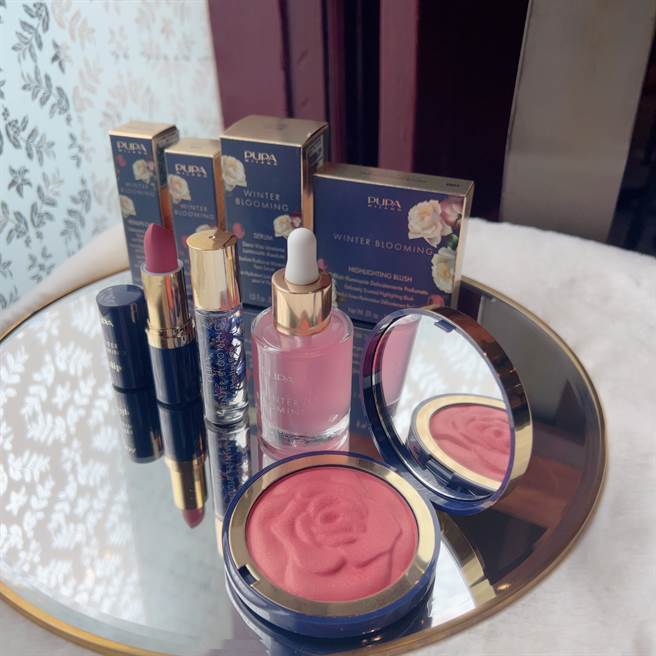 PUPA璀灿冰花系列彩妆。（邱映慈摄）