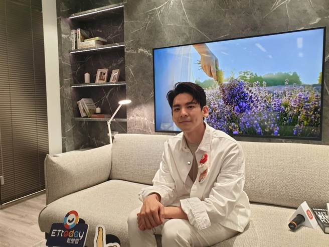 林柏宏强调目前没女友。（孙伊萱摄）