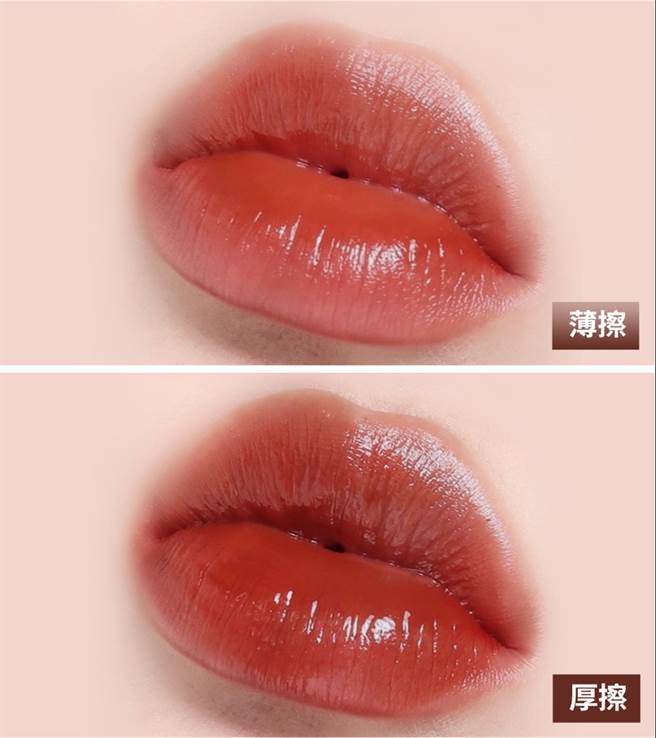 PONY EFFECT 3D丰唇光润唇釉「#02嗜爱枫栗」。（图／品牌提供）