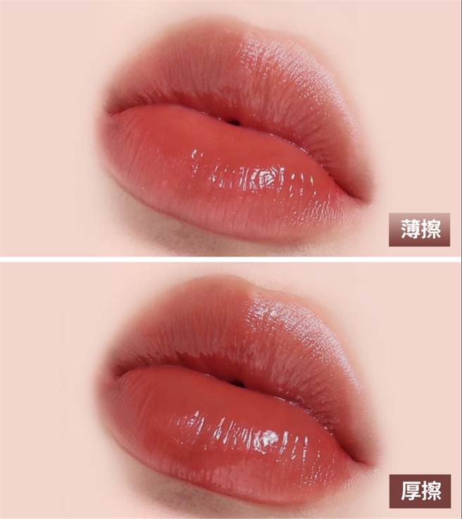 PONY EFFECT 3D丰唇光润唇釉「#05禁忌赤茶」。（图／品牌提供）