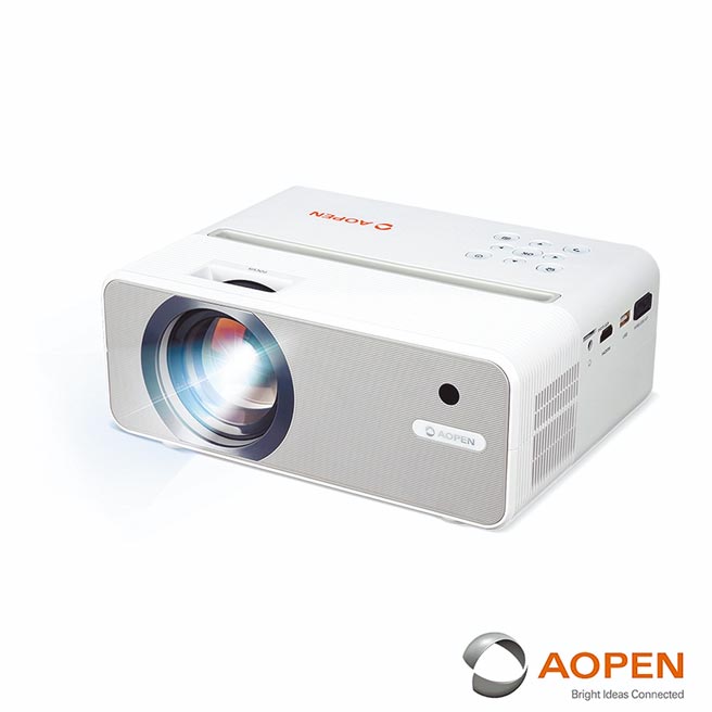 Yahoo奇摩购物中心的AOPEN无线随身剧院投影机（QH11内建喇叭），原价4890元，特价3990元。（Yahoo奇摩购物中心提供）
