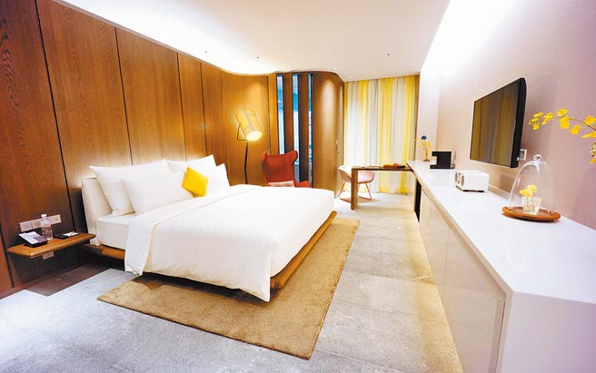 北投老爷酒店「景致客房」装潢雅致大器。（北投老爷酒店提供）