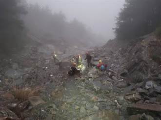桃園運動局股長遺體尋獲 掛在海拔3000公尺斷崖難吊掛