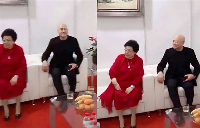 迟重瑞30年前他与身家超过2000亿的女富豪陈丽华结婚。（图/微博）