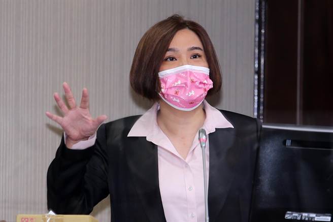 国民党团书记长陈玉珍。（资料照，黄世麒摄）