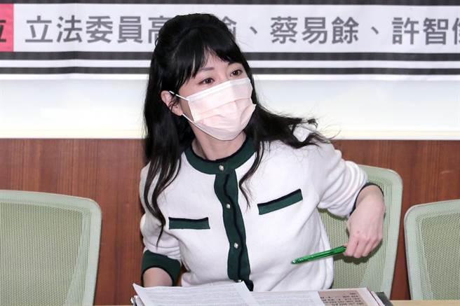 民进党立委高嘉瑜。（黄世麒摄）