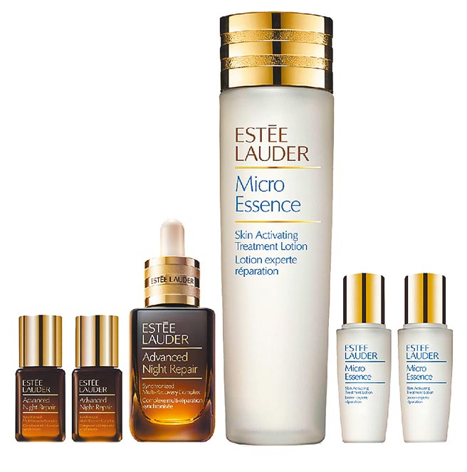 板桥大远百生日庆独家，ESTEE LAUDER年轻双天后经典组，价值1万644元、推荐价6850元，限量30组。（远百提供）