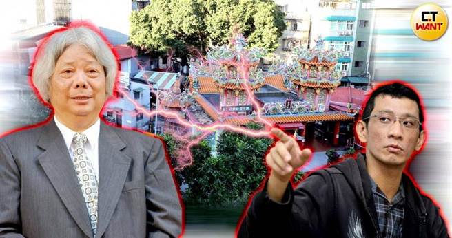 位在台北市晋江街的长庆庙拥有2百多年歷史，却存在30几年的庙产纠纷，前立委黄政哲涉不法取得土地权状，要求庙方拆屋还地。（图／方万民摄、CTWANT合成）