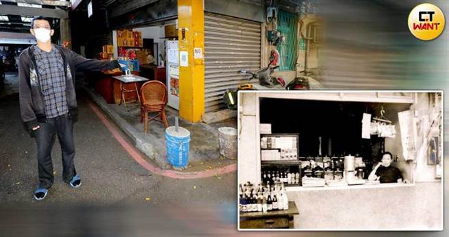 陈周信表示，1954年他们与长庆庙管理人黄礼和用以屋换屋方式，搬到庙后方居住，却是庙产纠纷的开端。（图／方万民摄、CTWANT合成）