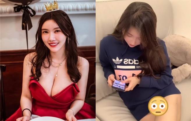 網紅姚采辰最近PO的短片，腿根露出黑影，引起網友熱議。（圖／IG@姚采辰）