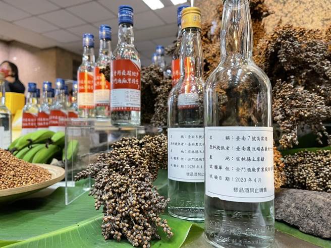 在农委会臺南区农业改良场努力之下，已成功育成酿酒用高粱新品种「臺南7号」、「臺南8号」，不仅酿酒风味佳，出酒率高，同时具有耐旱、抗病虫害、节水等优点。（金门县府提供）